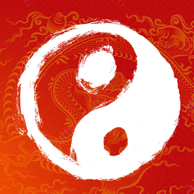 Binecunoscuta diagramă Yin-Yang folosită şi în I Ching