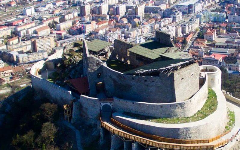 Cetatea Deva - vedere panoramica