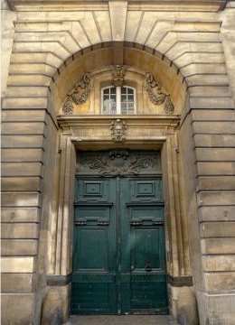 Intrarea în Tribunalul Administrativ din Paris