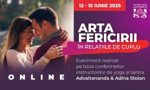 Arta fericirii în relațiile de cuplu - eveniment online, 12-15 iunie 2025
